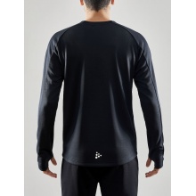 Craft Sport Long Sleeve Shirt Evolve Crew Neck - made of stretch material - black Men